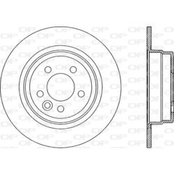 Brzdový kotúč OPEN PARTS BDR1894.10