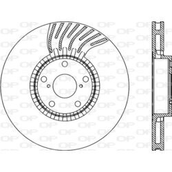 Brzdový kotúč OPEN PARTS BDR2284.20