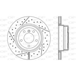 Brzdový kotúč OPEN PARTS BDR2757.20