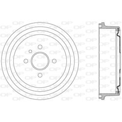 Brzdový bubon OPEN PARTS BAD9020.20