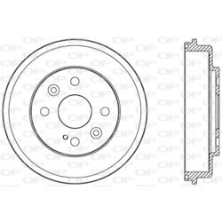 Brzdový bubon OPEN PARTS BAD9085.10