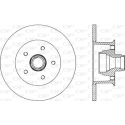 Brzdový kotúč OPEN PARTS BDR1576.10