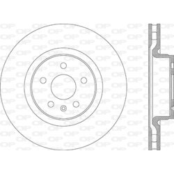 Brzdový kotúč OPEN PARTS BDR2873.20