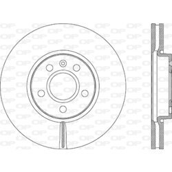 Brzdový kotúč OPEN PARTS BDR2888.20