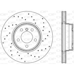 Brzdový kotúč OPEN PARTS BDRS2361.25