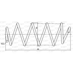 Pružina podvozku OPEN PARTS CSR9063.00