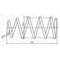 Pružina podvozku OPEN PARTS CSR9068.00