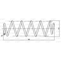 Pružina podvozku OPEN PARTS CSR9319.02