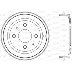 Brzdový bubon OPEN PARTS BAD9001.10