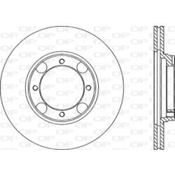 Brzdový kotúč OPEN PARTS BDA1192.20