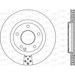 Brzdový kotúč OPEN PARTS BDR2054.20