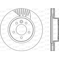 Brzdový kotúč OPEN PARTS BDR2251.20