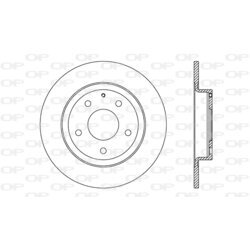 Brzdový kotúč OPEN PARTS BDR2714.10
