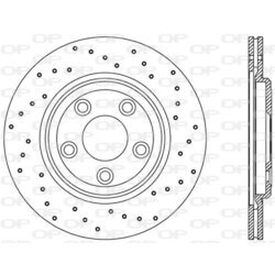 Brzdový kotúč OPEN PARTS BDRS2358.25