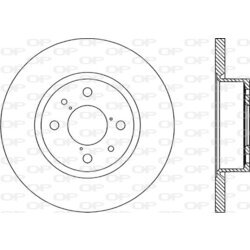 Brzdový kotúč OPEN PARTS BDA1148.10