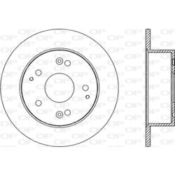 Brzdový kotúč OPEN PARTS BDR2038.10