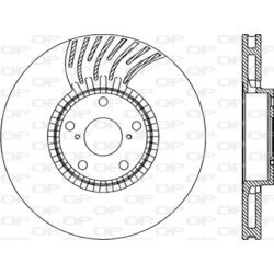 Brzdový kotúč OPEN PARTS BDR2285.20