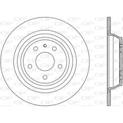 Brzdový kotúč OPEN PARTS BDR2791.10