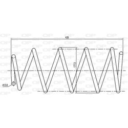 Pružina podvozku OPEN PARTS CSR9007.00