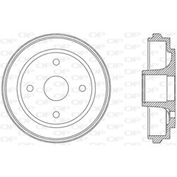 Brzdový bubon OPEN PARTS BAD9063.30