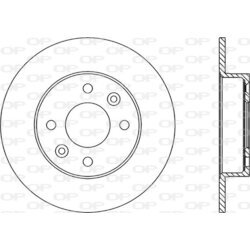 Brzdový kotúč OPEN PARTS BDA1447.10