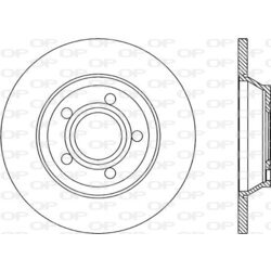 Brzdový kotúč OPEN PARTS BDR1042.10