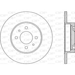 Brzdový kotúč OPEN PARTS BDR1133.10