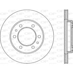 Brzdový kotúč OPEN PARTS BDR1527.20