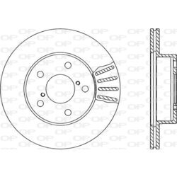 Brzdový kotúč OPEN PARTS BDR1818.20