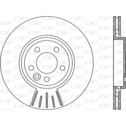 Brzdový kotúč OPEN PARTS BDR1900.20