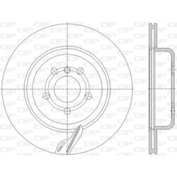 Brzdový kotúč OPEN PARTS BDR2859.20