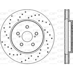 Brzdový kotúč OPEN PARTS BDRS2238.25