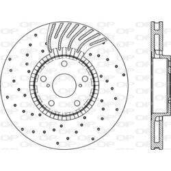 Brzdový kotúč OPEN PARTS BDRS2284.25