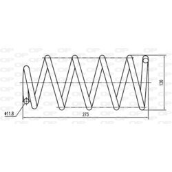 Pružina podvozku OPEN PARTS CSR9037.02