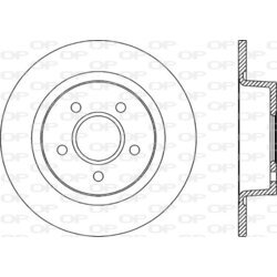 Brzdový kotúč OPEN PARTS BDA2170.10