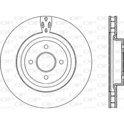 Brzdový kotúč OPEN PARTS BDA2225.20