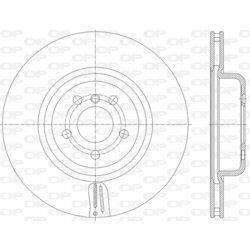 Brzdový kotúč OPEN PARTS BDR2856.20
