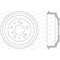 Brzdový bubon OPEN PARTS BAD9024.10