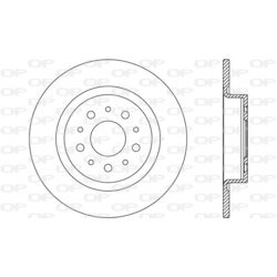 Brzdový kotúč OPEN PARTS BDA2740.10