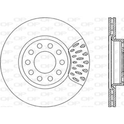 Brzdový kotúč OPEN PARTS BDR1232.20