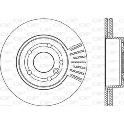 Brzdový kotúč OPEN PARTS BDR1749.20