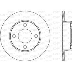 Brzdový kotúč OPEN PARTS BDR2045.10