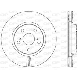 Brzdový kotúč OPEN PARTS BDR2462.20