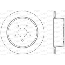Brzdový kotúč OPEN PARTS BDR2470.10
