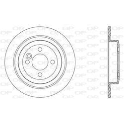Brzdový kotúč OPEN PARTS BDR2613.10