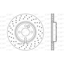 Brzdový kotúč OPEN PARTS BDR2614.20