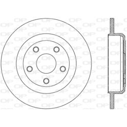 Brzdový kotúč OPEN PARTS BDR2783.10