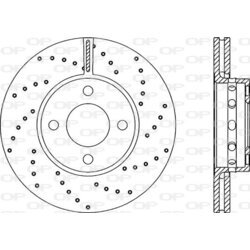 Brzdový kotúč OPEN PARTS BDRS1040.25