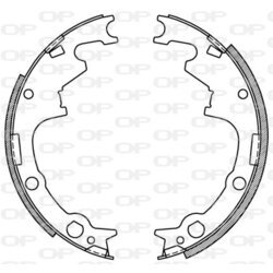 Sada brzdových čeľustí OPEN PARTS BSA2169.00
