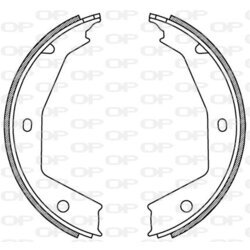 Sada brzdových čeľustí OPEN PARTS BSA2187.00